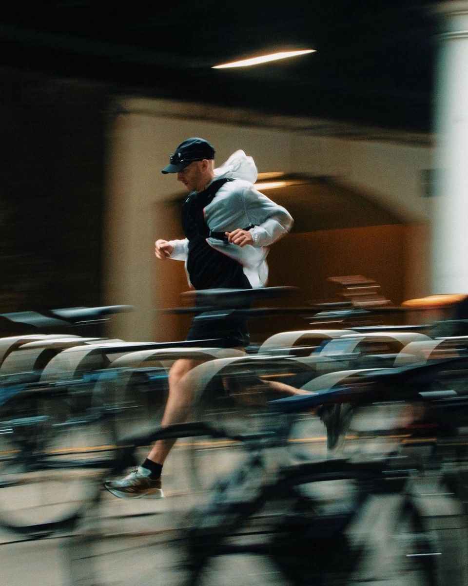 Runner en movimiento